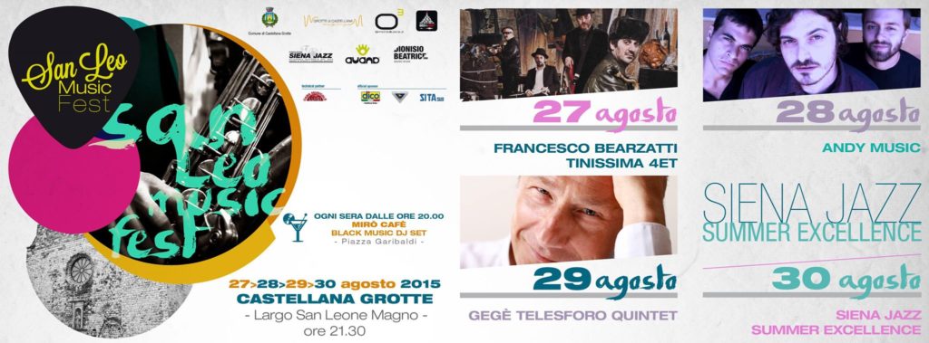 Programma San Leo Music Fest 2015 - Castellana Grotte - Organizzato da Officina Musicale