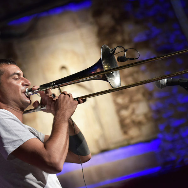 San Leo Music Fest 2018 - Gianluca Petrella Trio 70's - michele Papadia stefano Tamborrino